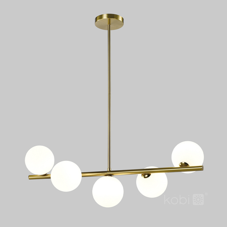 Lampa wisząca GLOBE ELEGANCE GOLD S5 5xG9 Kobi Design