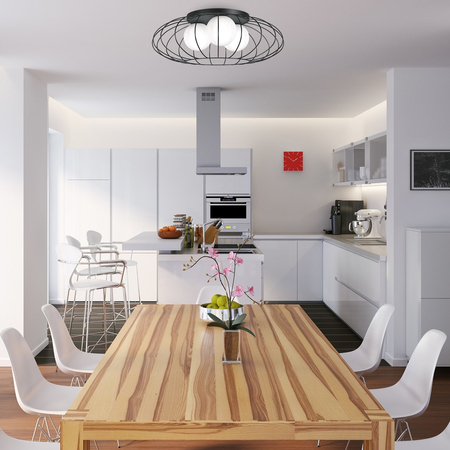 Milagro - Lampa Sufitowa KRONOS BLACK 3xE14