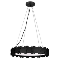 Milagro - Lampa wisząca SOHO BLACK 24W LED