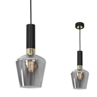 Milagro - Lampa wisząca ROMA BLACK 1xE27