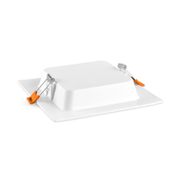 Oprawa podtynkowa LED biała kwadrat 12W 950lm
