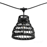 Klosz do zestawu CRETE LS R2 czarny 5 sztuk Kobi Design