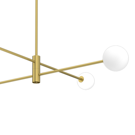 Milagro - Lampa sufitowa DORI GOLD 4xG9
