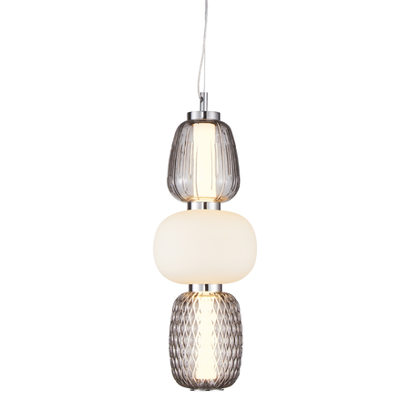 Milagro - Lampa wisząca CARO SMOKED 28W LED