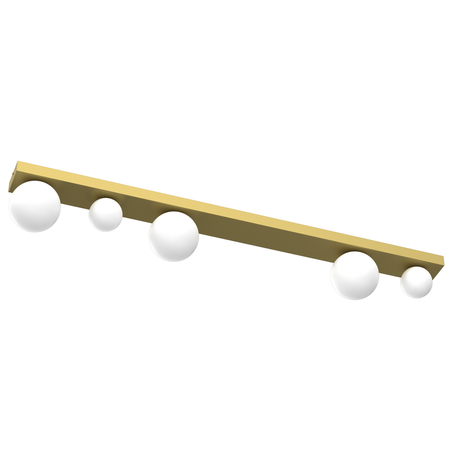 Milagro - Lampa sufitowa BIBIONE GOLD 5xG9