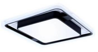 LAMPA DEKORACYJNA PANEL 66W KWADRAT CZARNA STELLA + PILOT DL-F01
