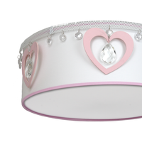 Milagro - Lampa sufitowa HEART 2xE27