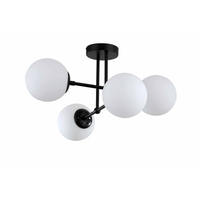 Lampa wisząca Roma 4 czarna 4xE14