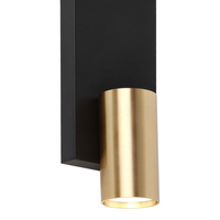 Milagro - GENESIS WALL BLACK GOLD 1xGU10