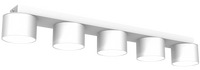 Milagro - Lampa sufitowa DIXIE White  5xGX53