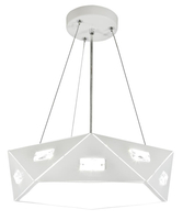 NEMEZIS LAMPA WISZĄCA PIĘCIOKATNY 42 3X40W G9  Z ŻARÓWKĄ BIAŁY