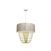Milagro - Lampa wisząca ALMERIA WHITE/GOLD 1xE27