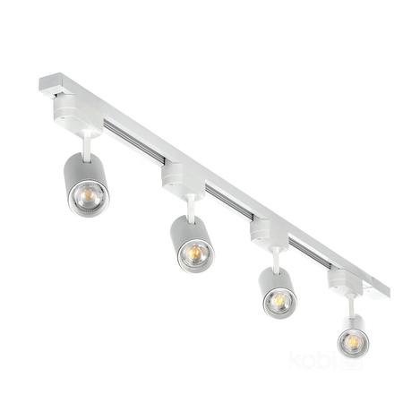 Zestaw szynoprzewód 1-obwodowy NEXTRACK GO 4xGU10 1m biały Kobi