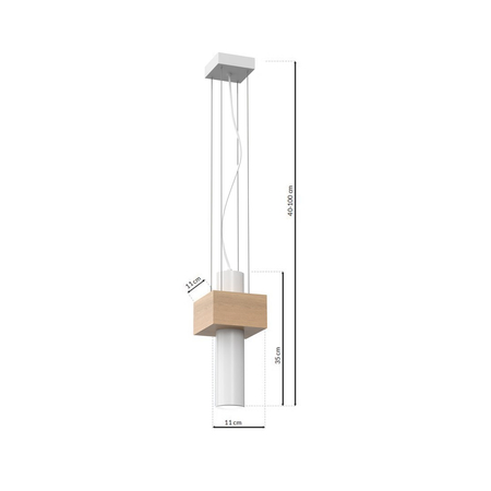Milagro - Lampa wiszaca WEST WHITE 1xGU10