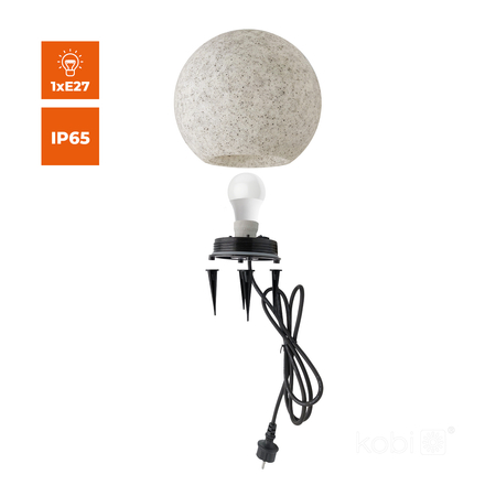 Lampa ogrodowa GARDEN BALL M 1xE27 IP65 Kobi
