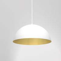 Lampa wisząca Beta 1xE27 35cm Biały/Złoty