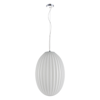 Milagro - Lampa wisząca BRAGA WHITE 1xE27