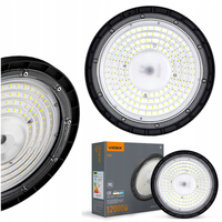 Lampa LED High Bay Oświetlenie Przemysłowe 100W IP65 12000 Lumenów Czarna