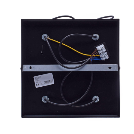 Milagro - Lampa sufitowa WILSON BLACK 4xGU10