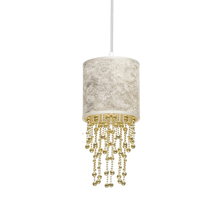 Milagro - Lampa wisząca ALMERIA WHITE/GOLD 1xE27