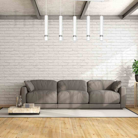 Lampa wisząca JOKER WHITE/CHROME 5xGU10