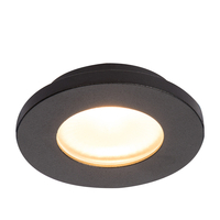 Oczko podtynkowe Lagos czarne IP65 1xGU10