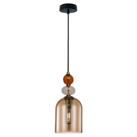 Lampa wisząca Tropea bursztynowa 1xE27
