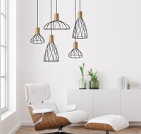 Lampa wisząca Moderno czarna 1xGU10