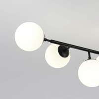 Lampa wisząca Dorado czarna 8xE14
