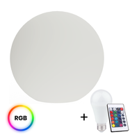 Eko-Light - Kula Ogrodowa Globo Fi600 + Żarówka RGB A60 10W + Pilot