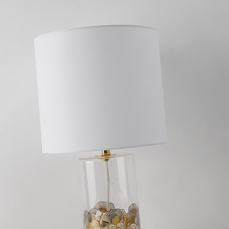 Lampa stołowa Sunflower biała 1xE27