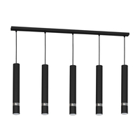 Milagro - Lampa wisząca JOKER BLACK/CHROME 5xGU10