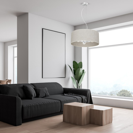 Milagro - Lampa sufitowa LINO BIEL / LEN 3xE27