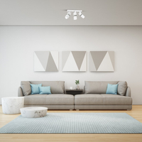 Milagro - Lampa sufitowa VIDAR WHITE/CHROME 3xGU10