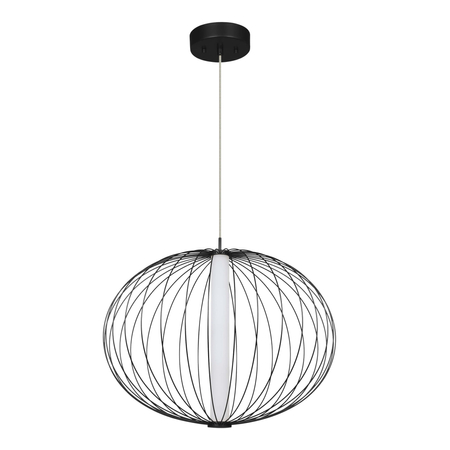 Lampa wisząca Treviso czarna LED CCT