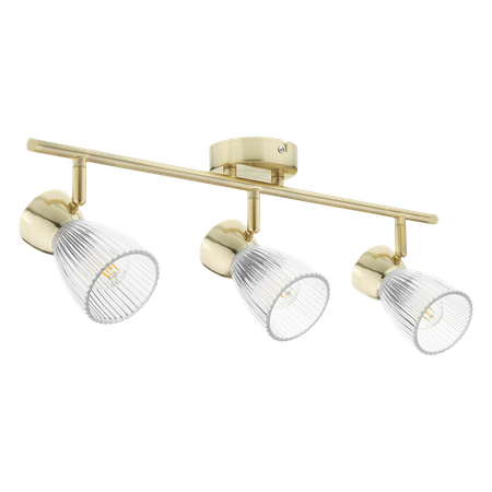 Milagro - Lampa sufitowa BEST GOLD 3xE14