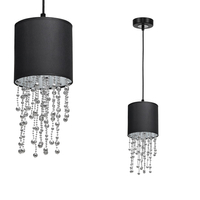 Milagro - Lampa wisząca ALMERIA BLACK/CHROME 1xE27