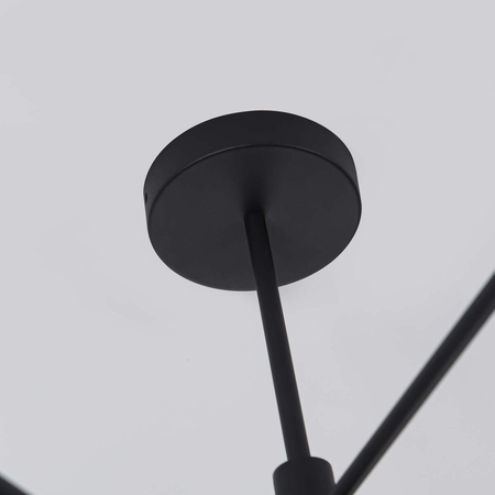 Lampa wisząca Snow 6 czarna 6xGU10