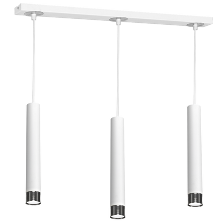Milagro - Lampa wisząca DANI WHITE/CHROME 3xGU10