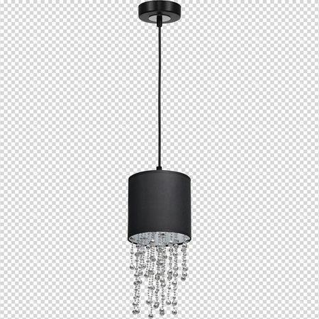 Milagro - Lampa wisząca ALMERIA BLACK/CHROME 1xE27