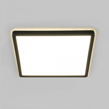 Plafon LED oprawa sufitowa czarna kwadratowa 24W 4000K 2400lm VL-DL3S-244B