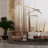 Milagro - Lampa wisząca ROTONDA GOLD 93W LED