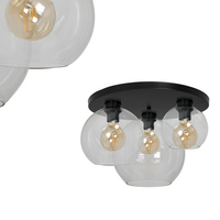 Milagro - Lampa sufitowa SOFIA CLEAR 3xE27
