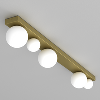 Milagro - Lampa sufitowa BIBIONE GOLD 5xG9