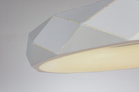 Lampa wisząca Reus biała LED 4000K