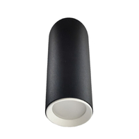 Tuba natynkowa Manacor 17 cm czarno - białe 1xGU10