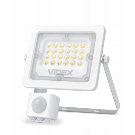 Naświetlacz LED biały czujnik ruchu halogen 10W