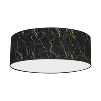 Milagro - Lampa sufitowa SENSO Black/Gold 3xE27 Ø50cm