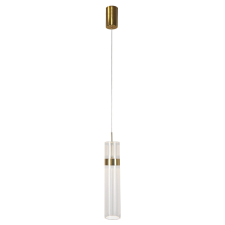 Lampa wisząca Ambiente złota LED CCT
