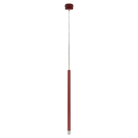 Lampa wisząca Lungo 1 czerwona 1xG9